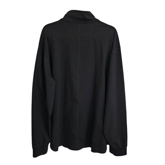 BYLT Sweater Men 3XL Black Elite + Fairway Pullover Zip Magnetic Snap Drop Cut - Picture 2 of 11